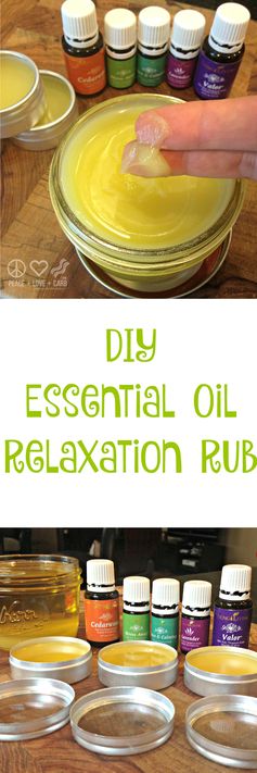 Essential Oil Relaxation Rub