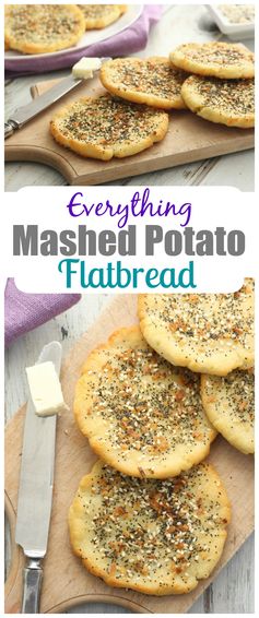 Everything Mashed Potato Flatbread