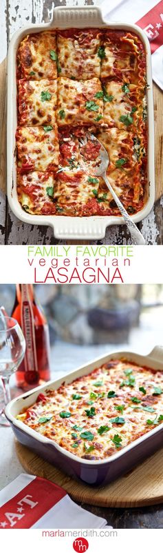 Family Favorite! Vegetarian Lasagna