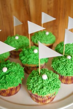 Father’s Day Golf Cupcakes