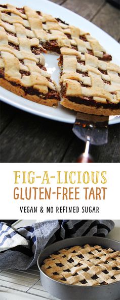 Fig-a-licious Vegan Tart (gluten free