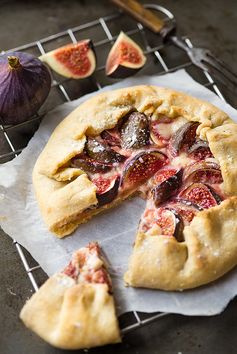 Fig, Honey and Goat Cheese Galette