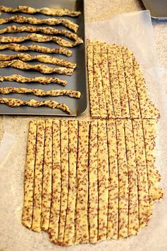 Flaxseed Twisty Sticks