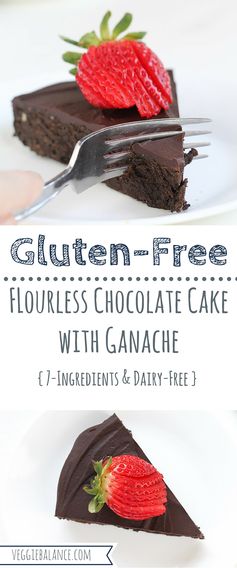 Flourless Chocolate Cake recipe (Gluten-Free, Dairy-Free