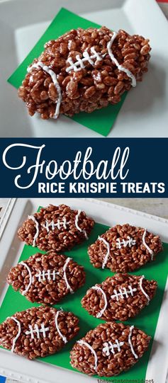 Football Rice Krispy Treats