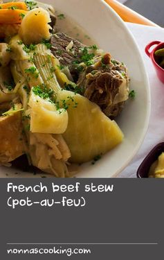 French beef stew (pot-au-feu