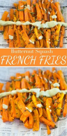 French Fries Made With Butternut Squash