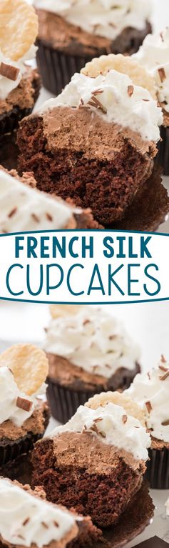 French Silk Cupcakes