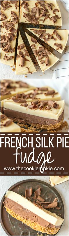 French Silk Pie Fudge