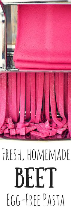 Fresh Beet Pasta