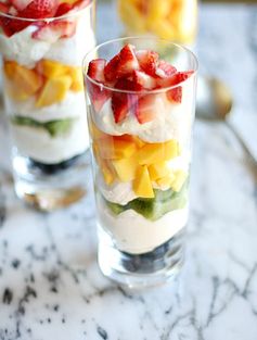 Fresh Fruit Cheesecake Mousse Cups from Glorious Treats