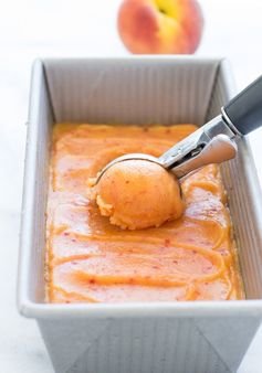 Fresh Peach Sorbet