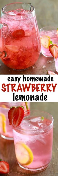 Fresh Strawberry Lemonade