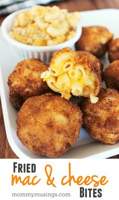 Fried Macaroni & Cheese Bites