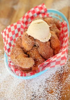 Fried Peaches and Cream