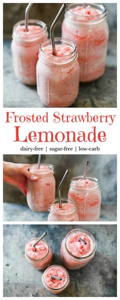 Frosted Strawberry Lemonade