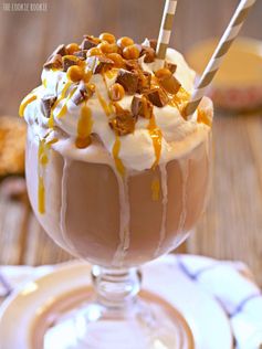 Frozen Caramel Hot Chocolate