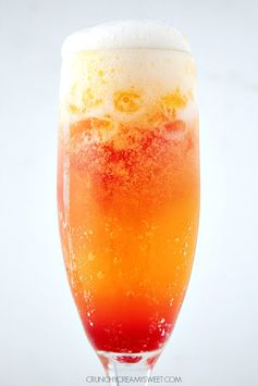 Frozen Cranberry-Orange Mimosa