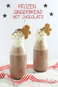 Frozen Gingerbread Hot Chocolate