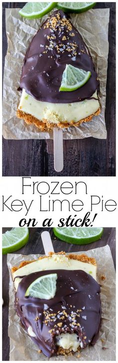 Frozen Key Lime Pie on a Stick plus a Giveaway