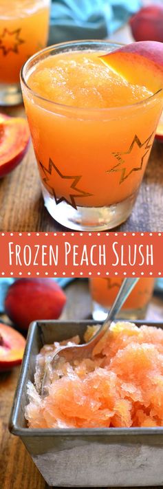 Frozen Peach Slush