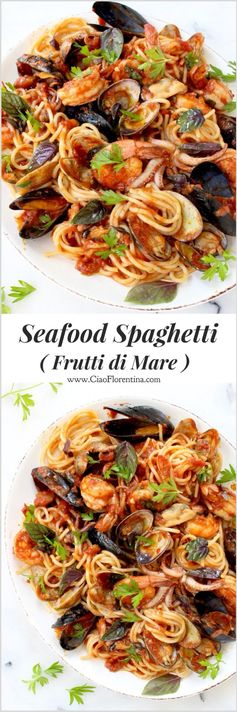 Frutti di Mare Recipe ( Seafood Spaghetti