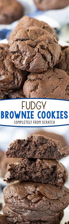 Fudgy Brownie Cookies