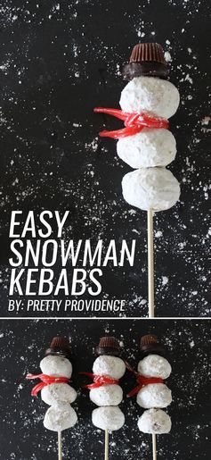 Fun and Easy Snowman Kebabs