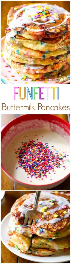 Funfetti Buttermilk Pancakes