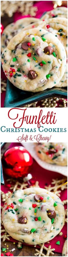 Funfetti Christmas Cookies