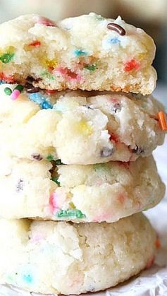 Funfetti Gooey Butter Cookies