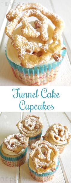 Funnel Cake Cupcakes