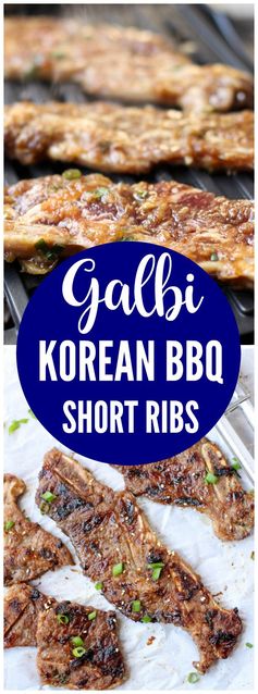 Galbi: Korean BBQ Beef Short Ribs