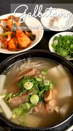 Galbitang (Korean Beef Short Rib Soup