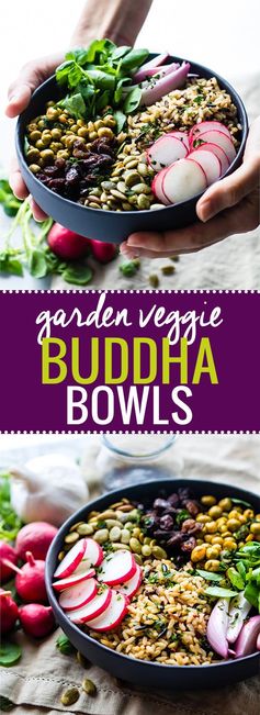 Garden Veggie Vegan Buddha Bowl (gluten free