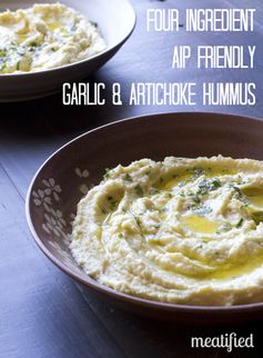 Garlic & Artichoke Hummus (AIP