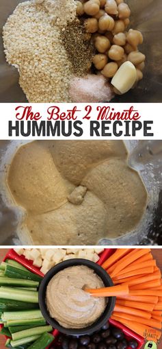 Garlic & Olive Hummus