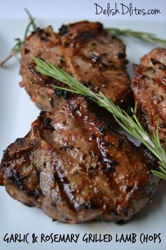 Garlic & Rosemary Grilled Lamb Chops