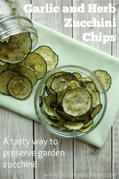 Garlic and Herb Zucchini Chips