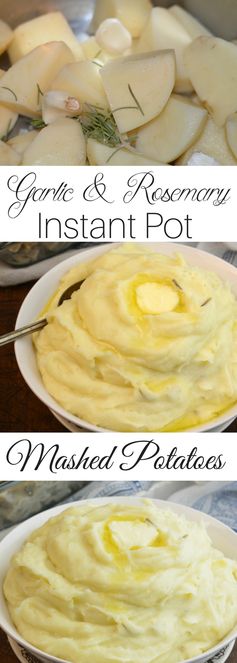 Garlic and Rosemary Instant Pot Mashed Potatoes