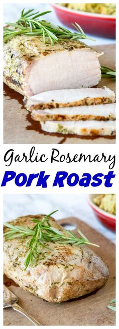 Garlic and Rosemary Pork Roast