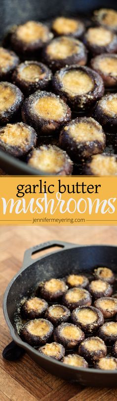 Garlic Butter Roasted Mushrooms