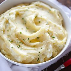 Garlic Cheese Mashed Potatoes