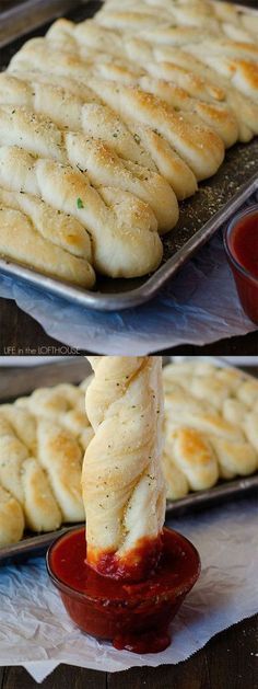 Garlic Parmesan Breadsticks