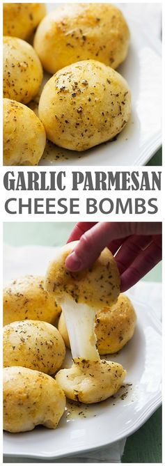 Garlic Parmesan Cheese Bombs