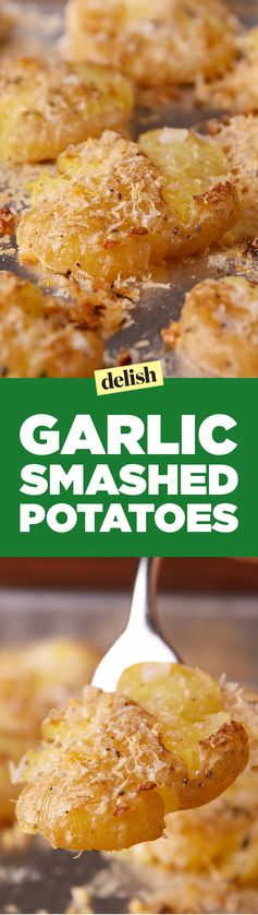 Garlic Smashed Potatoes