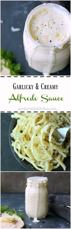 Garlicky Creamy Alfredo Sauce