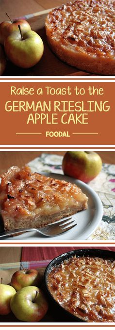 German Riesling Apple Cake