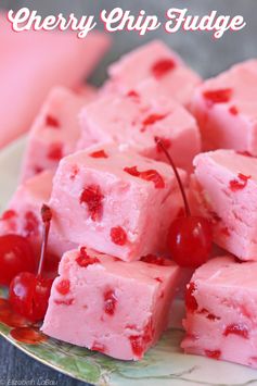 Get Your Cherry Fix With Cherry Chip Fudge