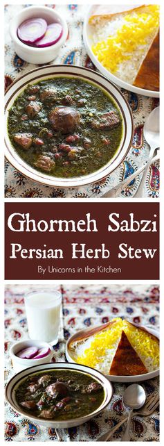 Ghormeh Sabzi - Persian Herb Stew